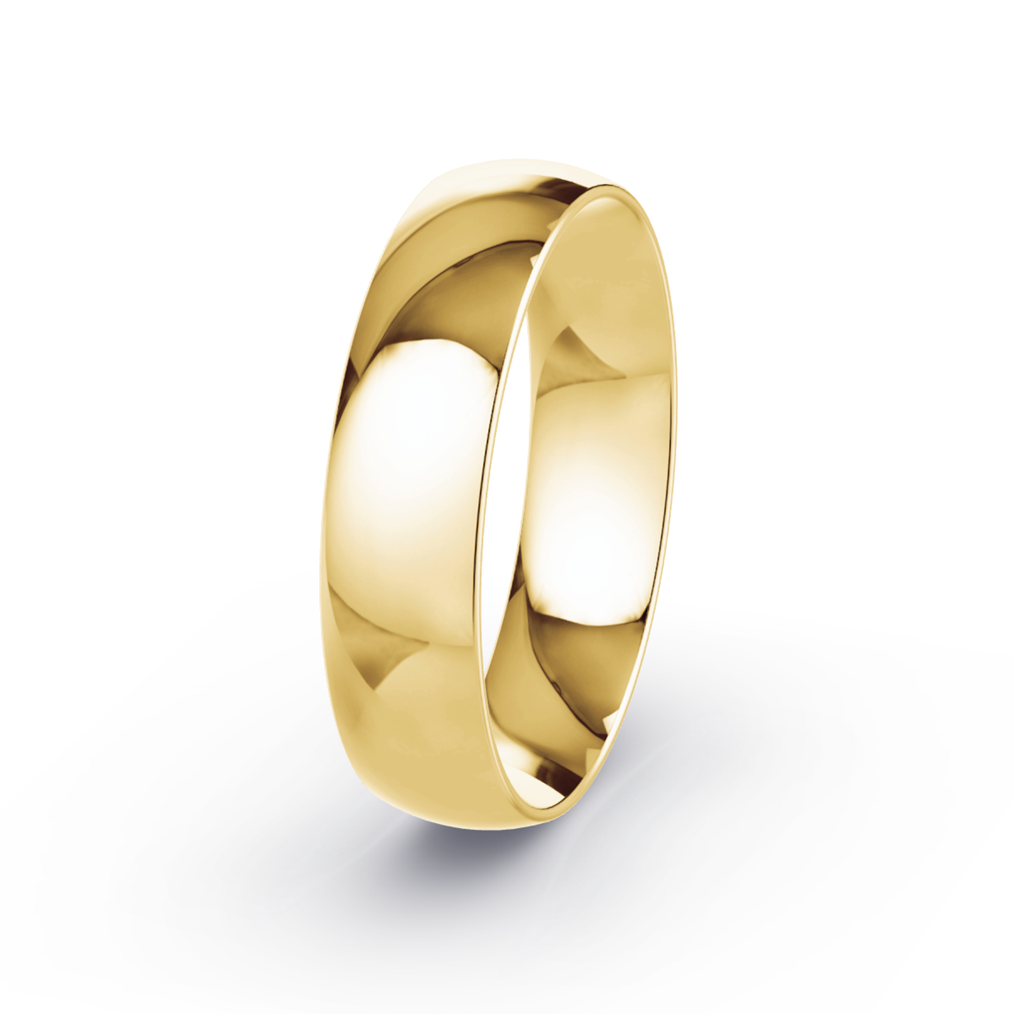 5mm 18K Gold Traditional Court Hollow Band