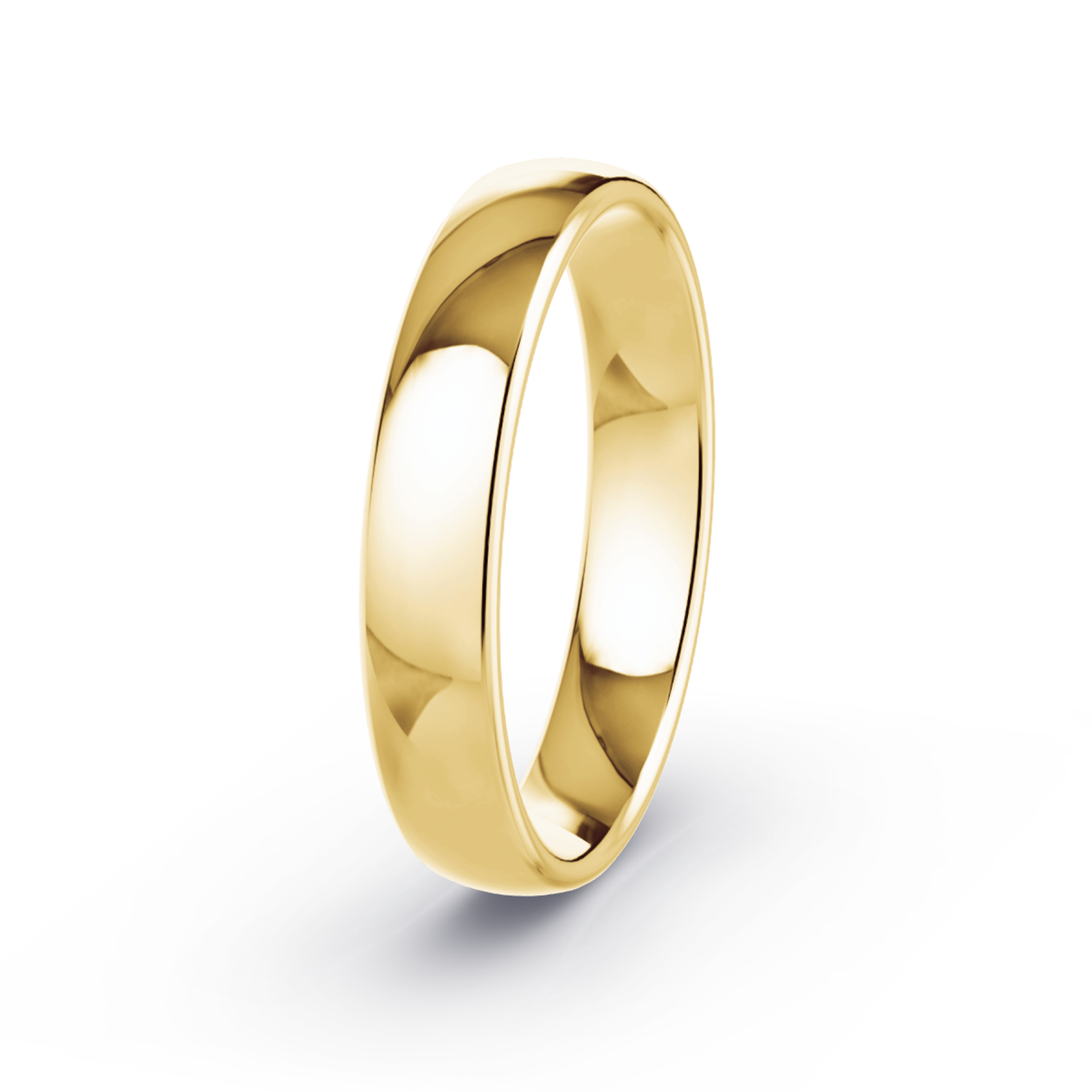 4mm 18K Gold Double Comfort Band