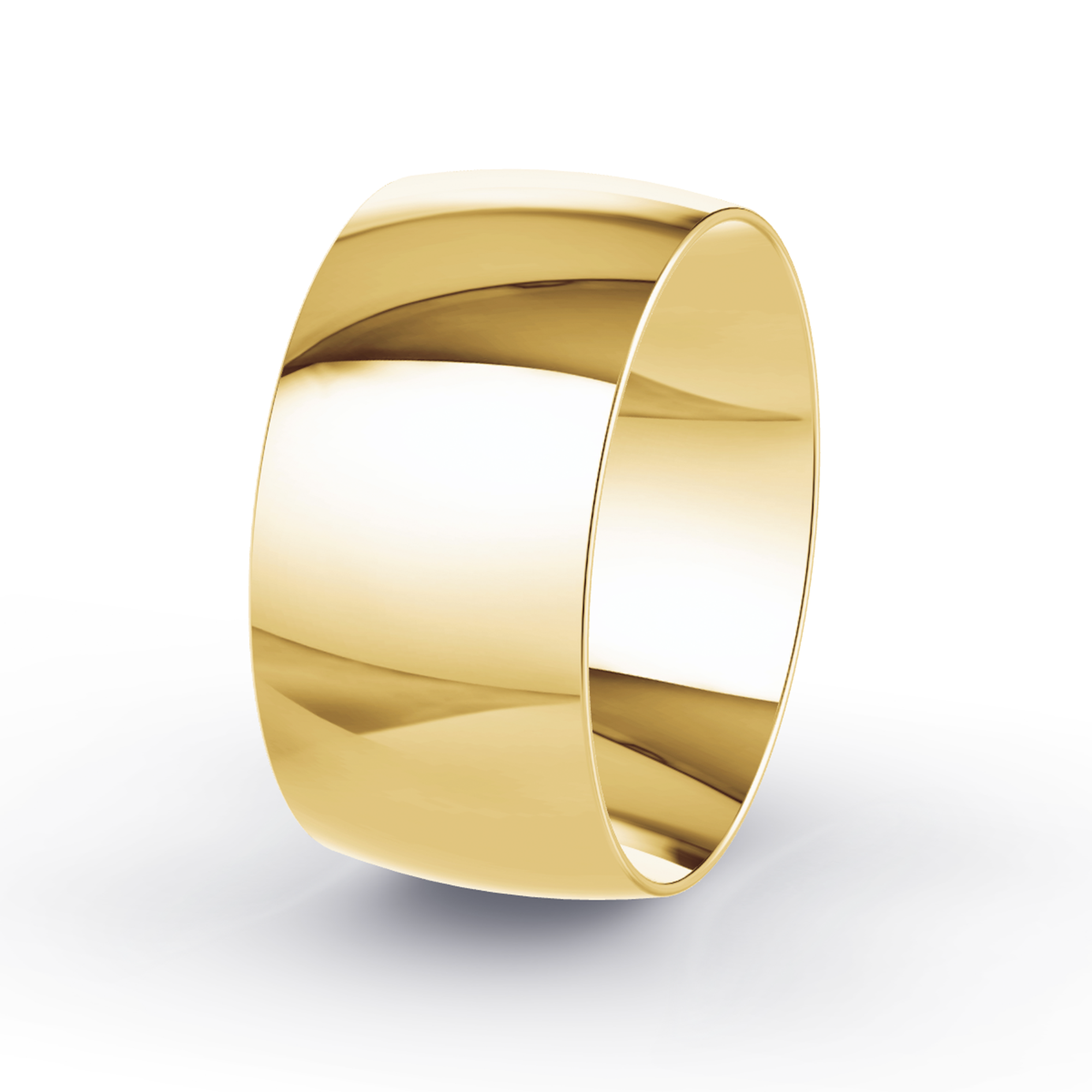 10mm 14K Gold Traditional Court Band