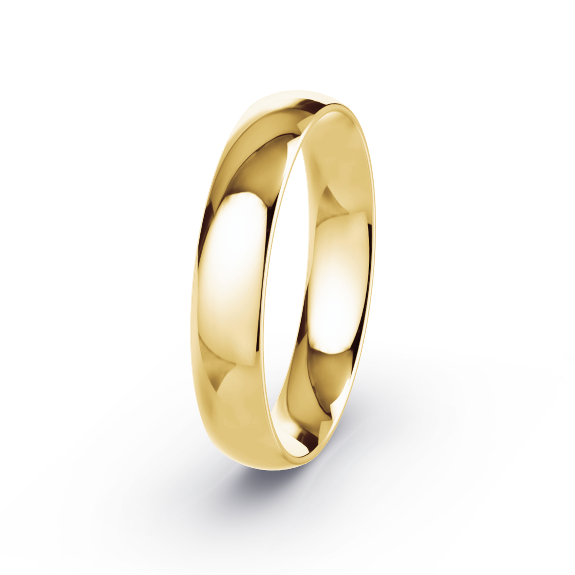 4mm 18K Gold Traditional Court Band