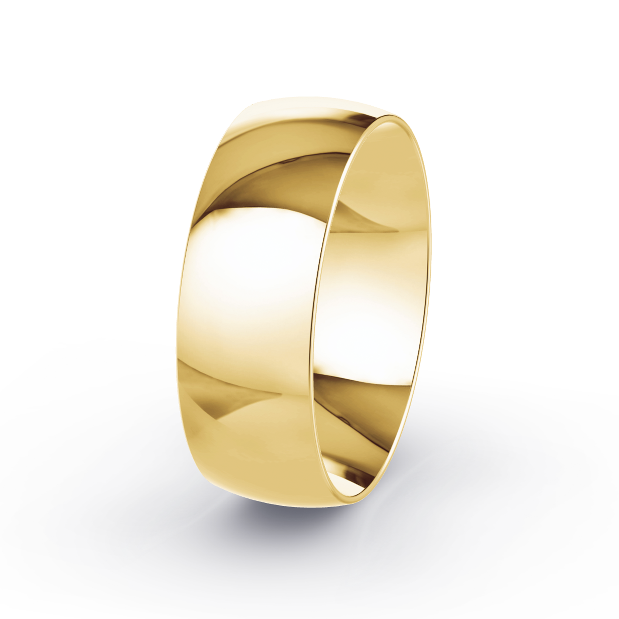 7mm 10K Gold Traditional Court Band