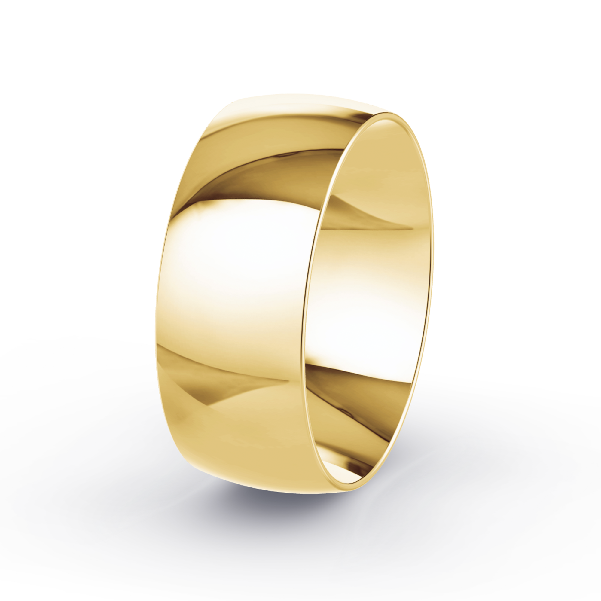 8mm 10K Gold Traditional Court Band