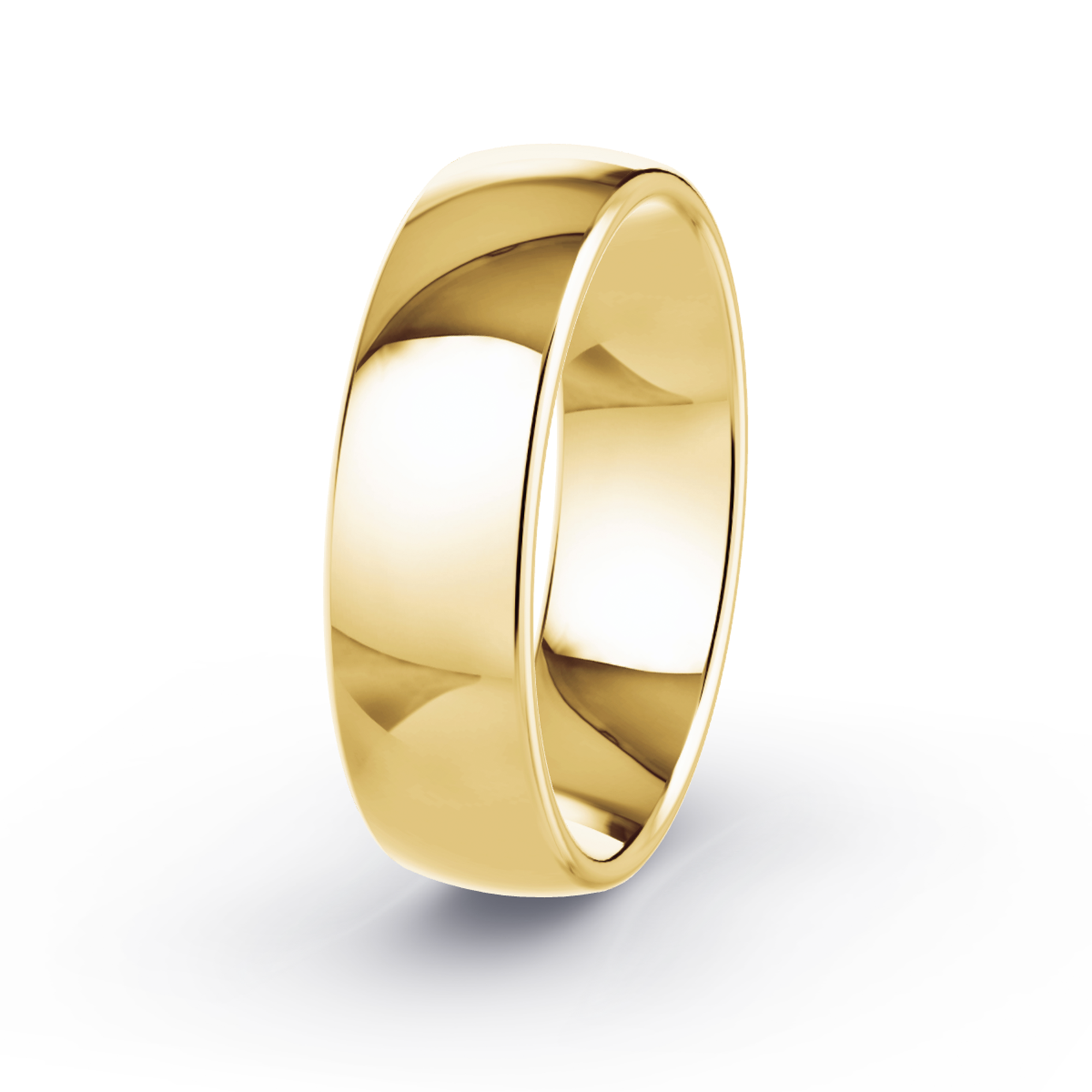 6mm 14K Gold Double Comfort Band